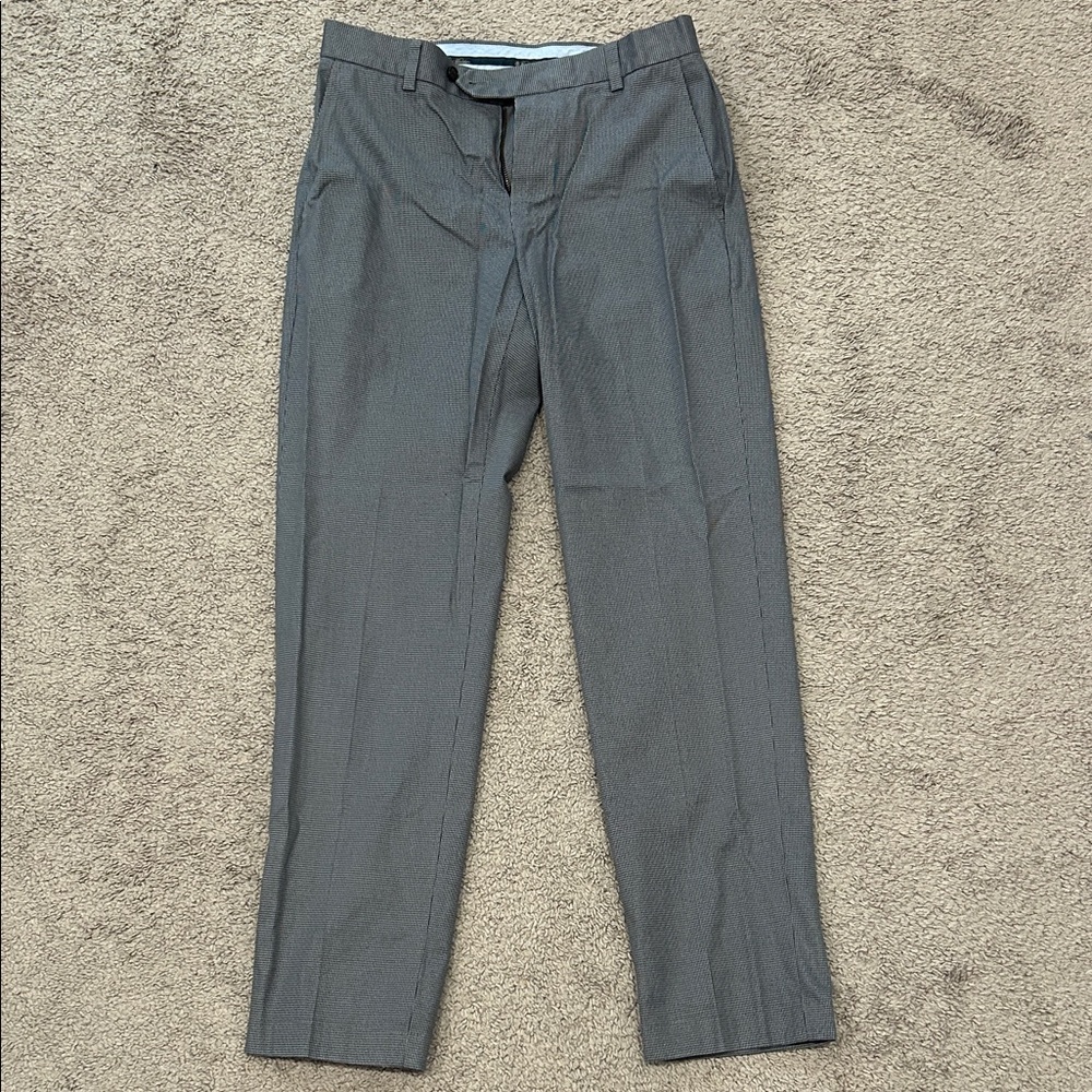 Brooks Brothers Blue Herringbone Chino Pants